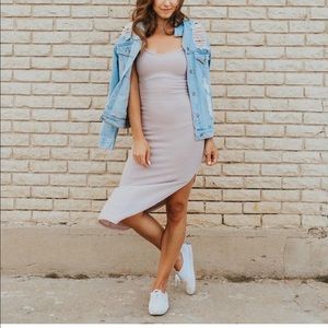 Dusty purple dress